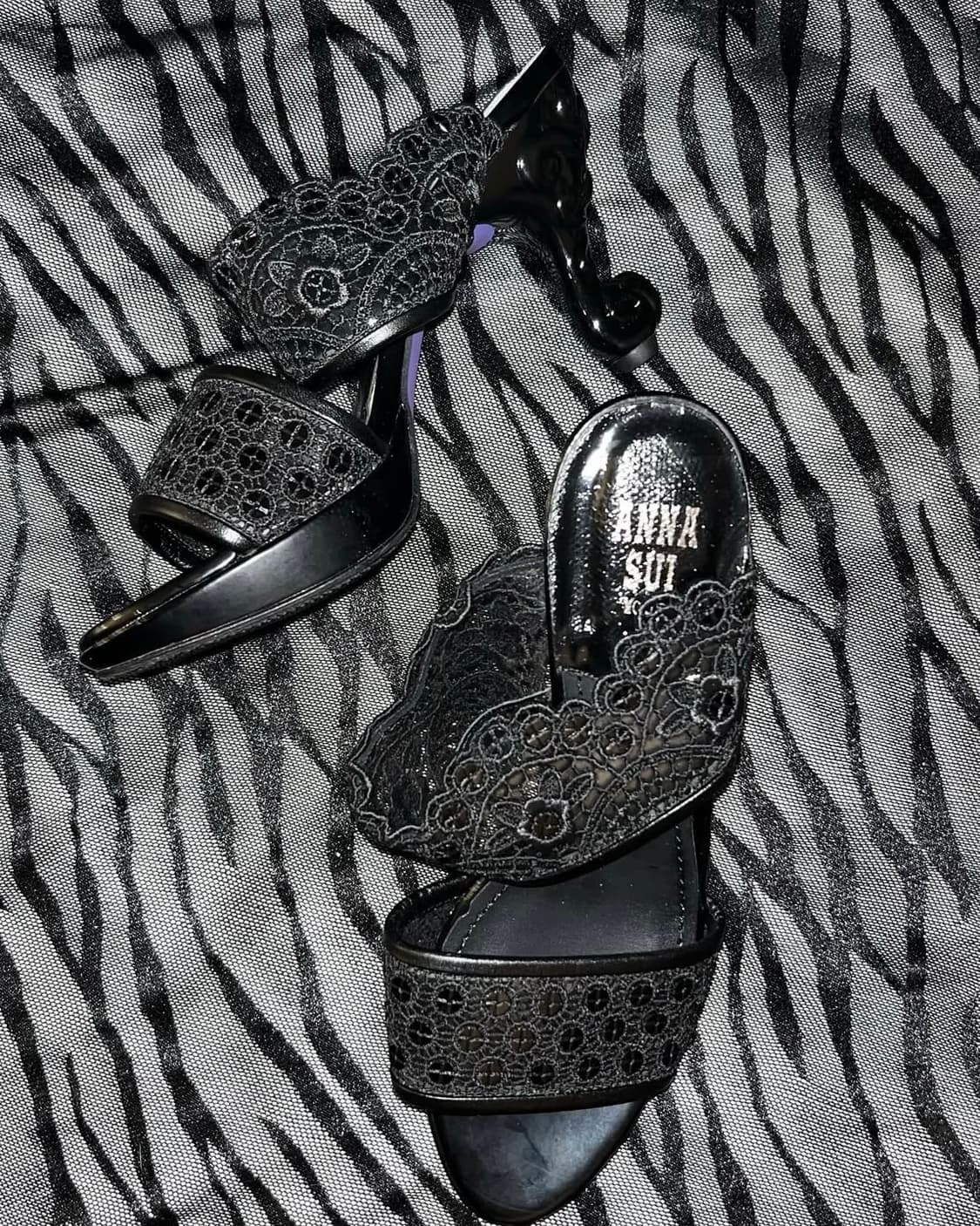 Vintage Anna Sui shoes & shoe case 상품이미지8
