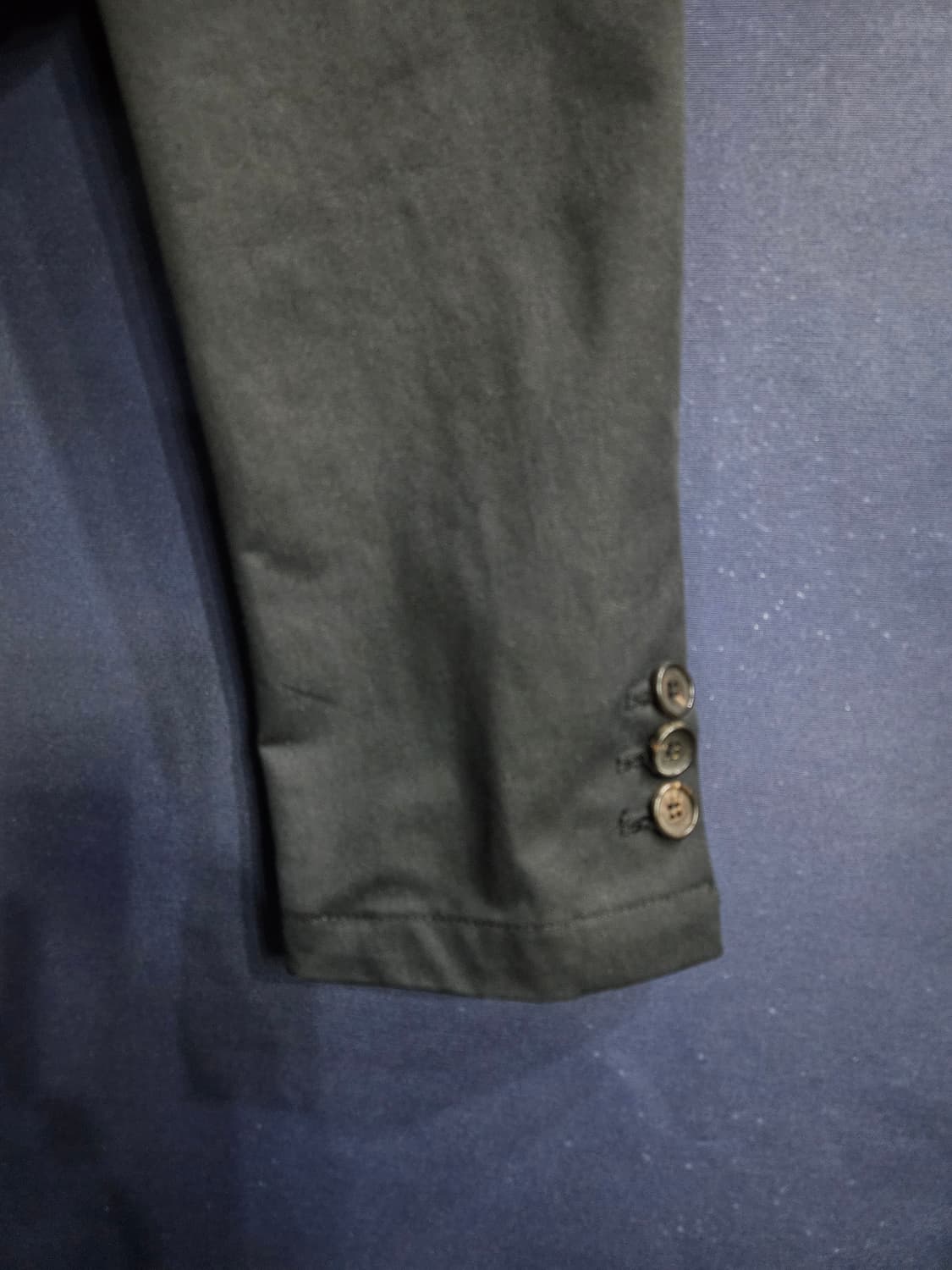 la douce 블랙차콜 남성 슬림핏 100 롱코트 상품이미지5