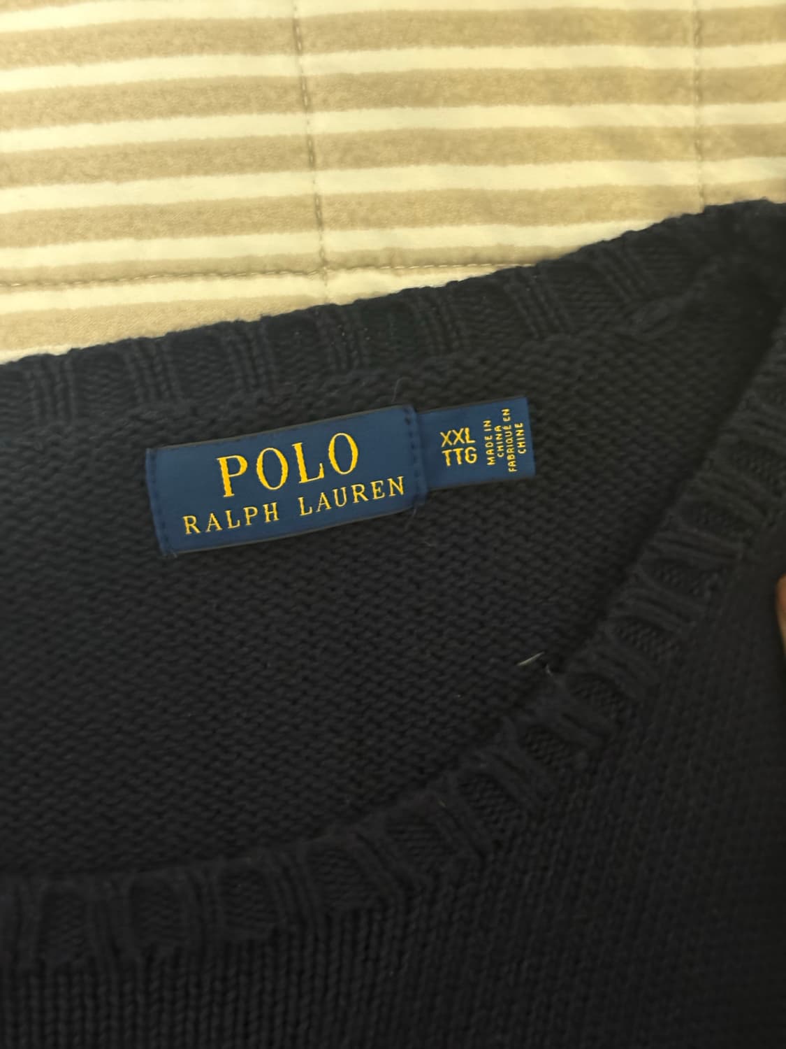 폴로 성조기 니트 XXL a급상품 상품이미지2