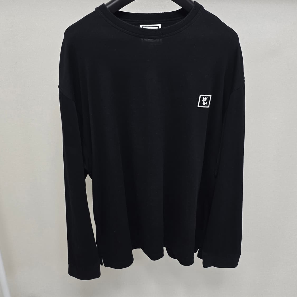 24ss 우영미 백로고 롱슬리브 긴팔 티셔츠 50사이즈 105 판매 상품이미지2