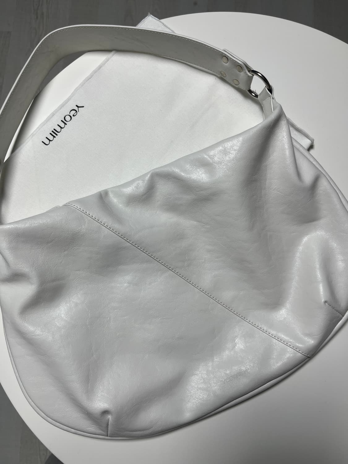 여밈 half moon bag (cream) 상품이미지6