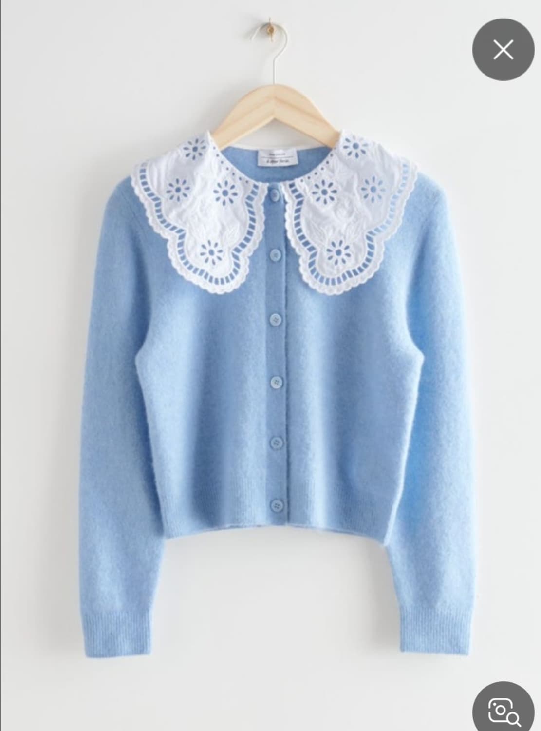 (택포) 앤아더스토리즈 세일러카라 니트가디건  M 상품이미지10