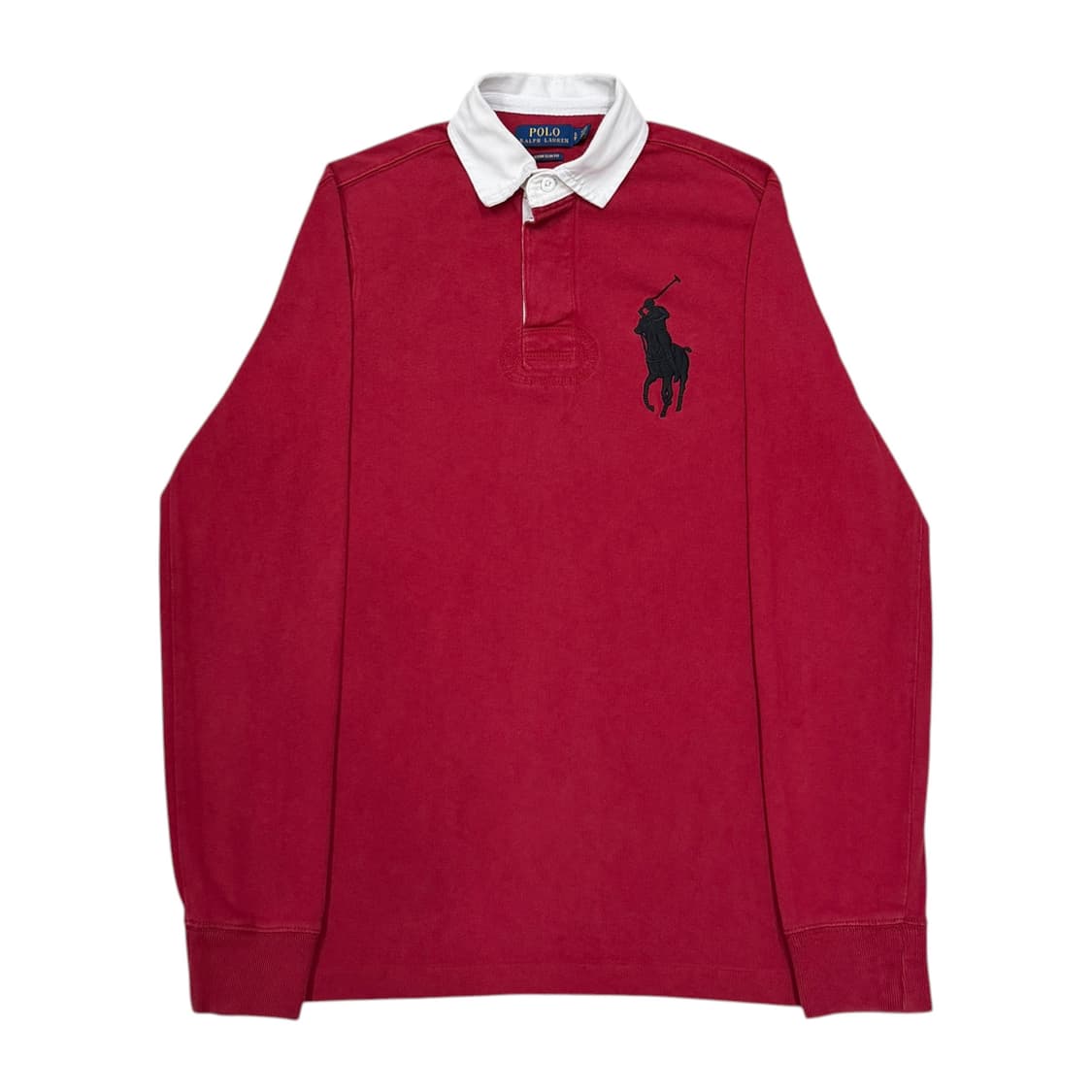 폴로 랄프로렌 빅포니 럭비 PK 긴팔 카라티 레드 S 상품이미지1