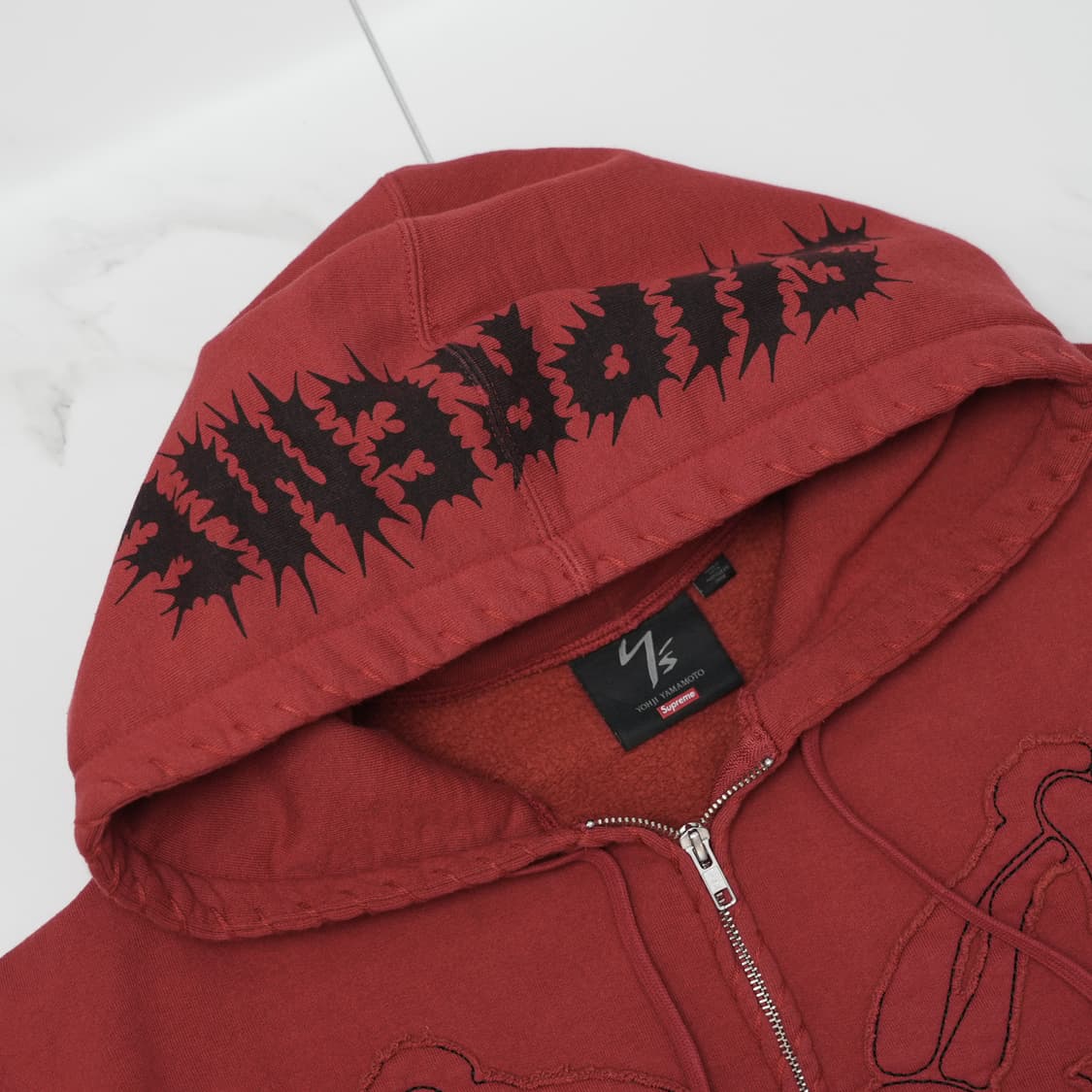 [XL] 슈프림 요지 야마모토 집업 후드 레드 상품이미지2