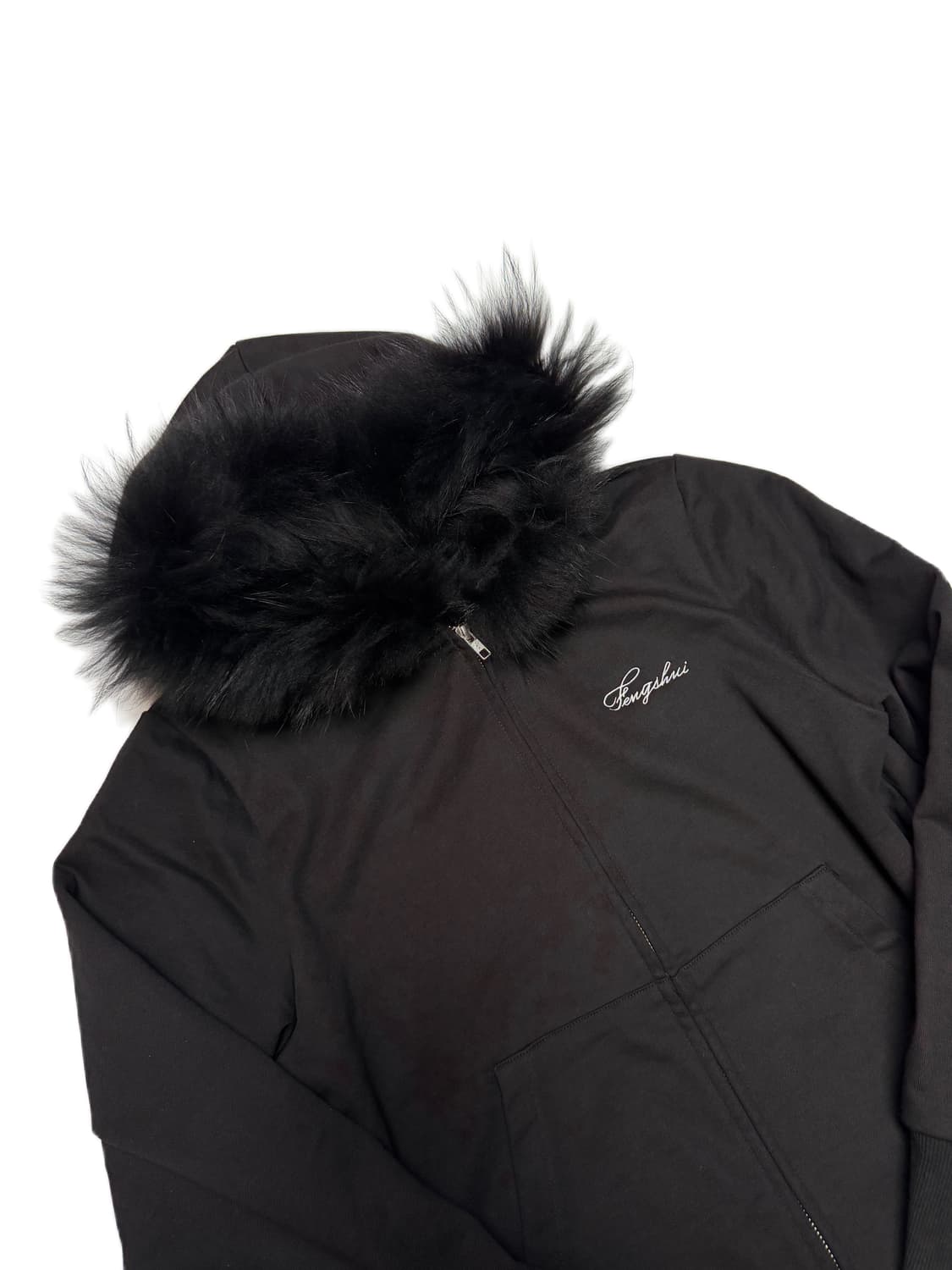 펑쉐이 퍼 후드집업 상품이미지3