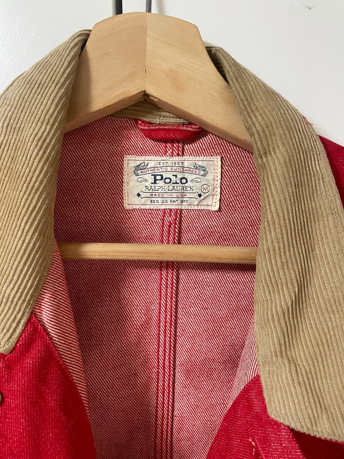 90s 폴로랄프로렌 던가리 데님자켓 M 상품이미지2