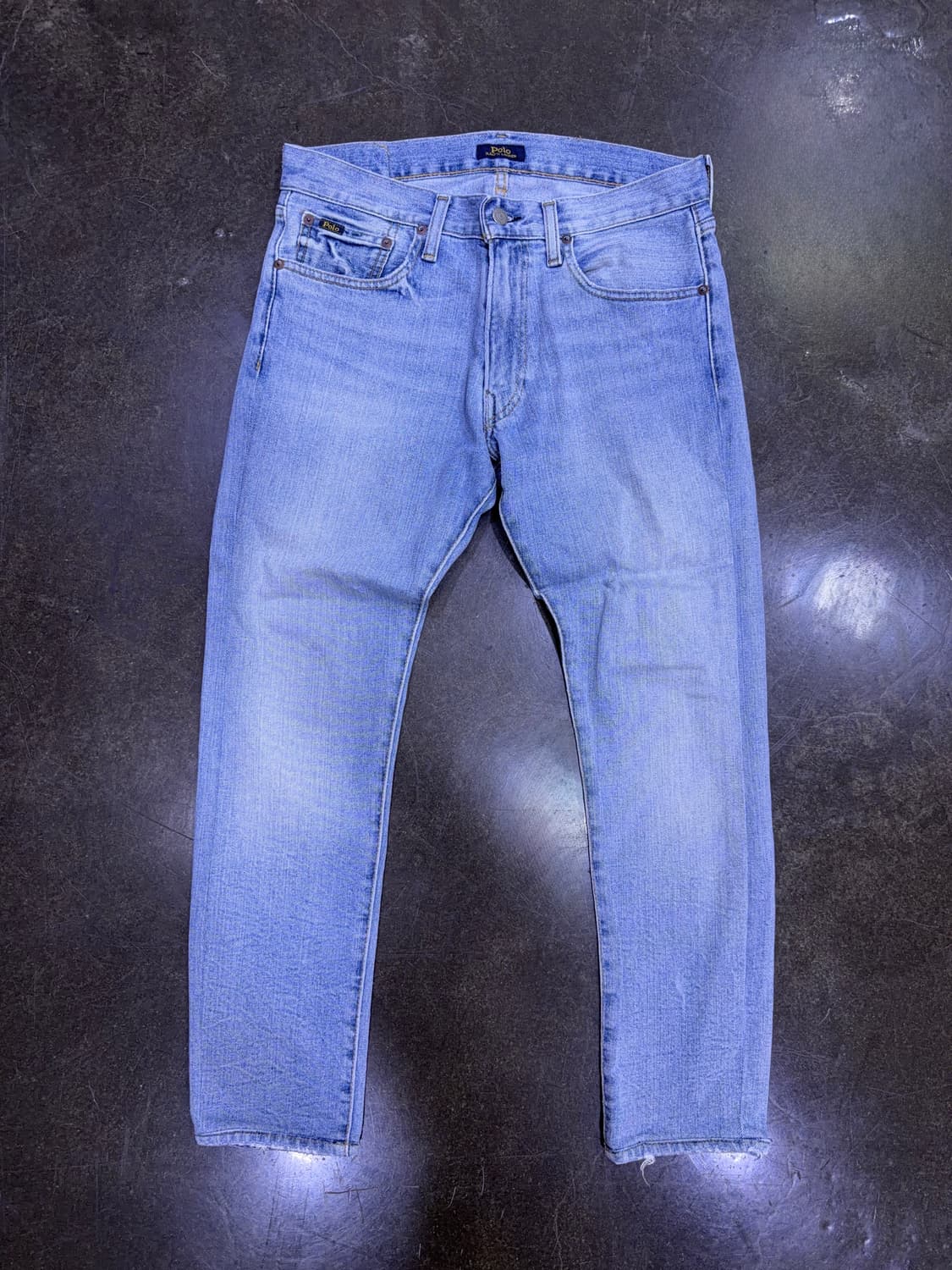 폴로 랄프로렌 설리반 슬림핏 연청 워싱 데님팬츠 청바지 30 상품이미지1