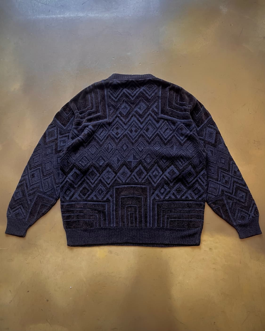 1980-90s Campass Card Italian Big Knit 상품이미지8