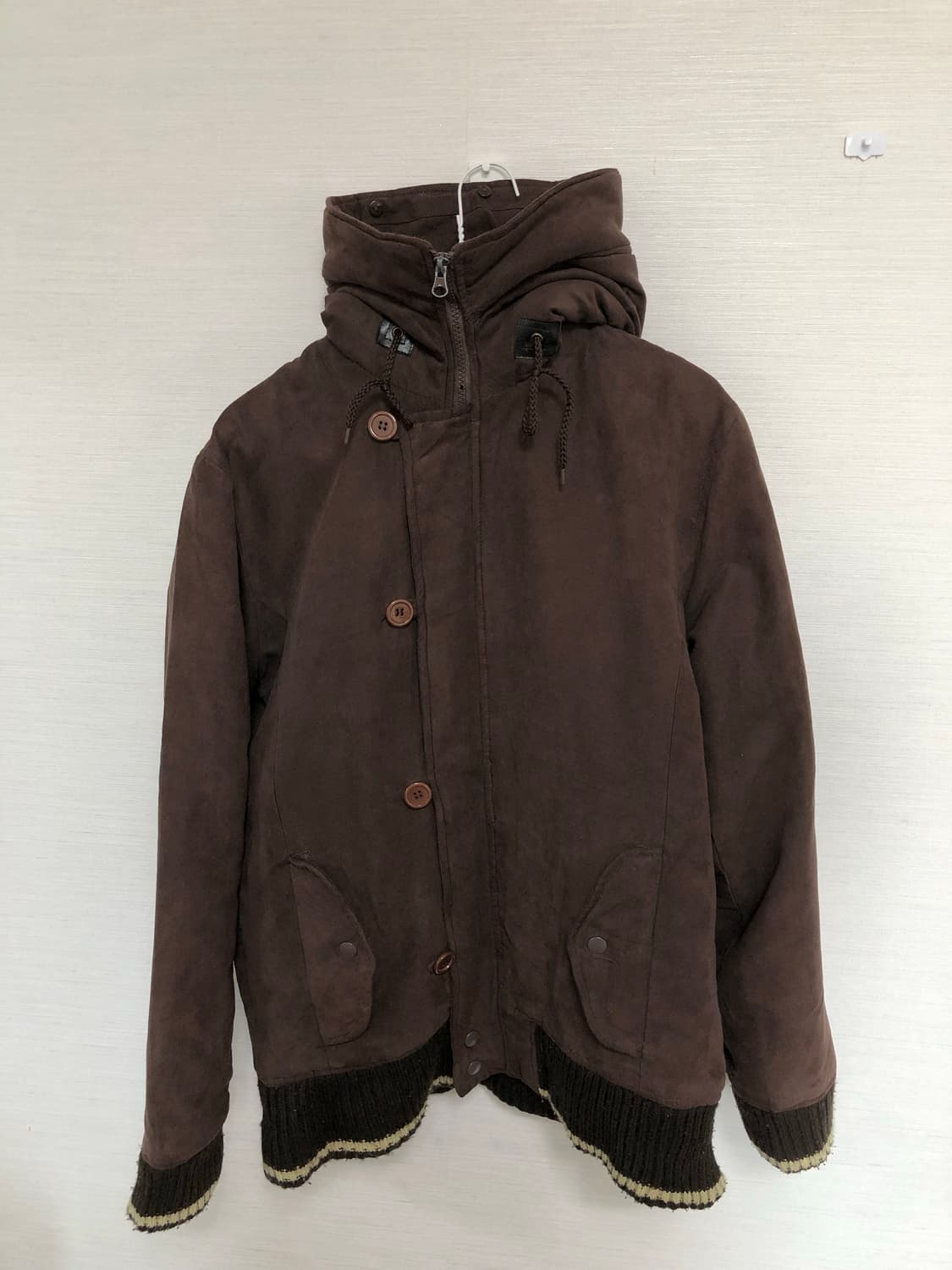 ALLiX DESIGN 빈티지 스웨이드 버튼 점퍼 자켓 상품이미지1