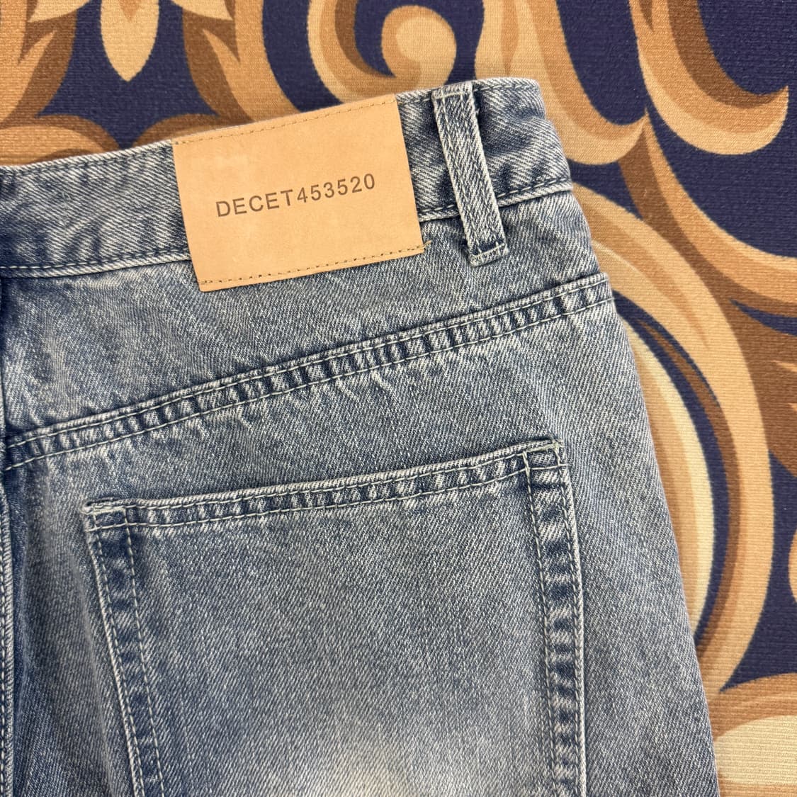 (M)데케트 DECET 와이드 부츠컷 데님팬츠 상품이미지2