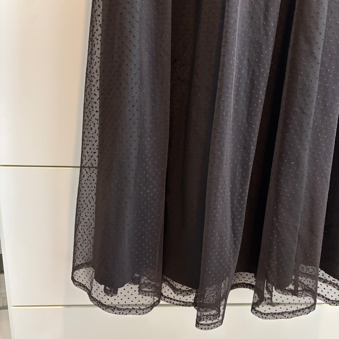 일본브랜드 아메리칸홀릭 브라운 도트 롱 샤 스커트 상품이미지6