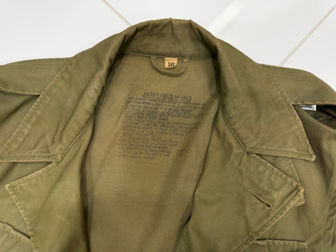 (레어) 미군 M43 필드자켓 34숏(105) 상품이미지9