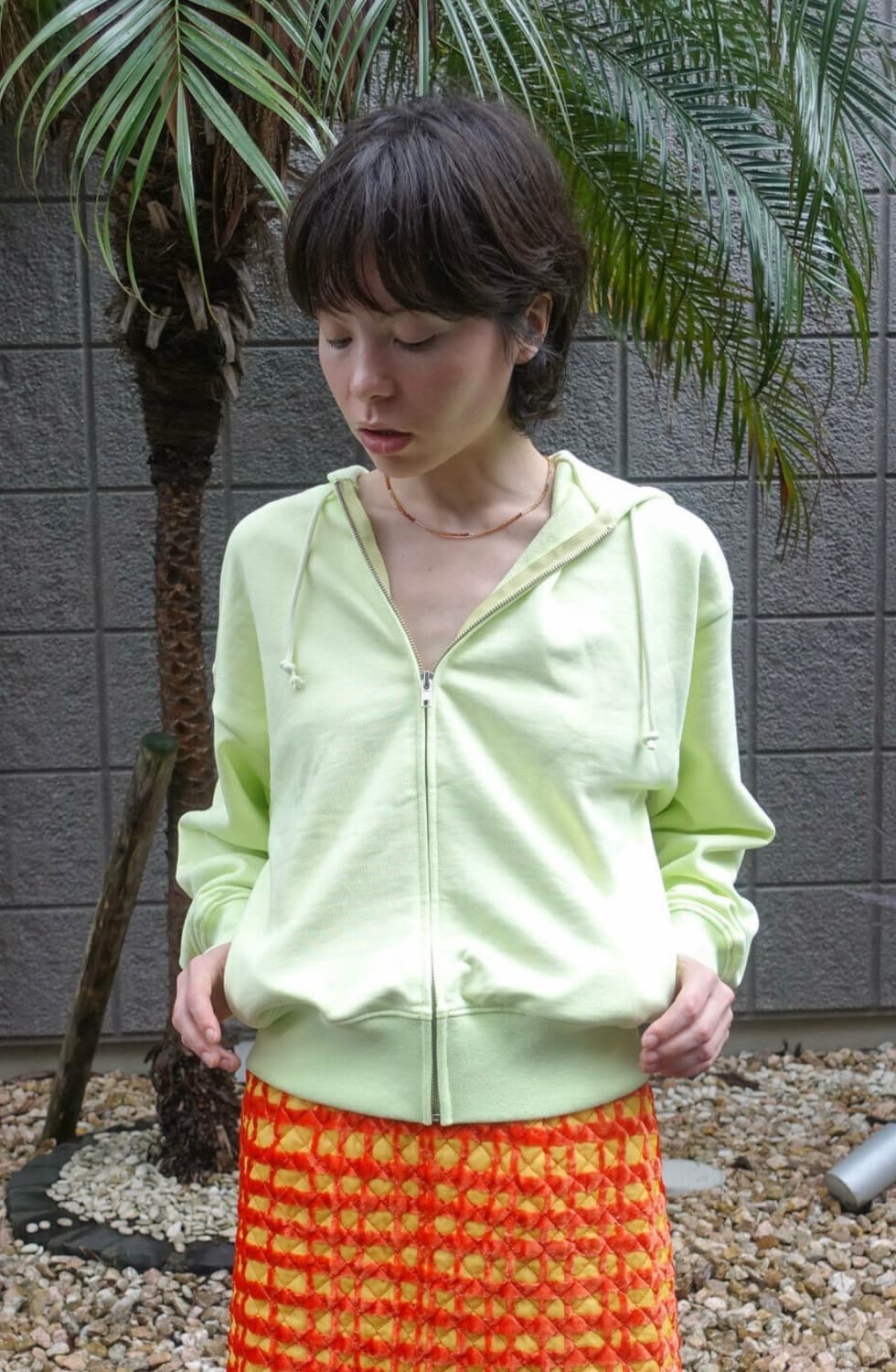 누아누 momo hoodie lime 상품이미지1