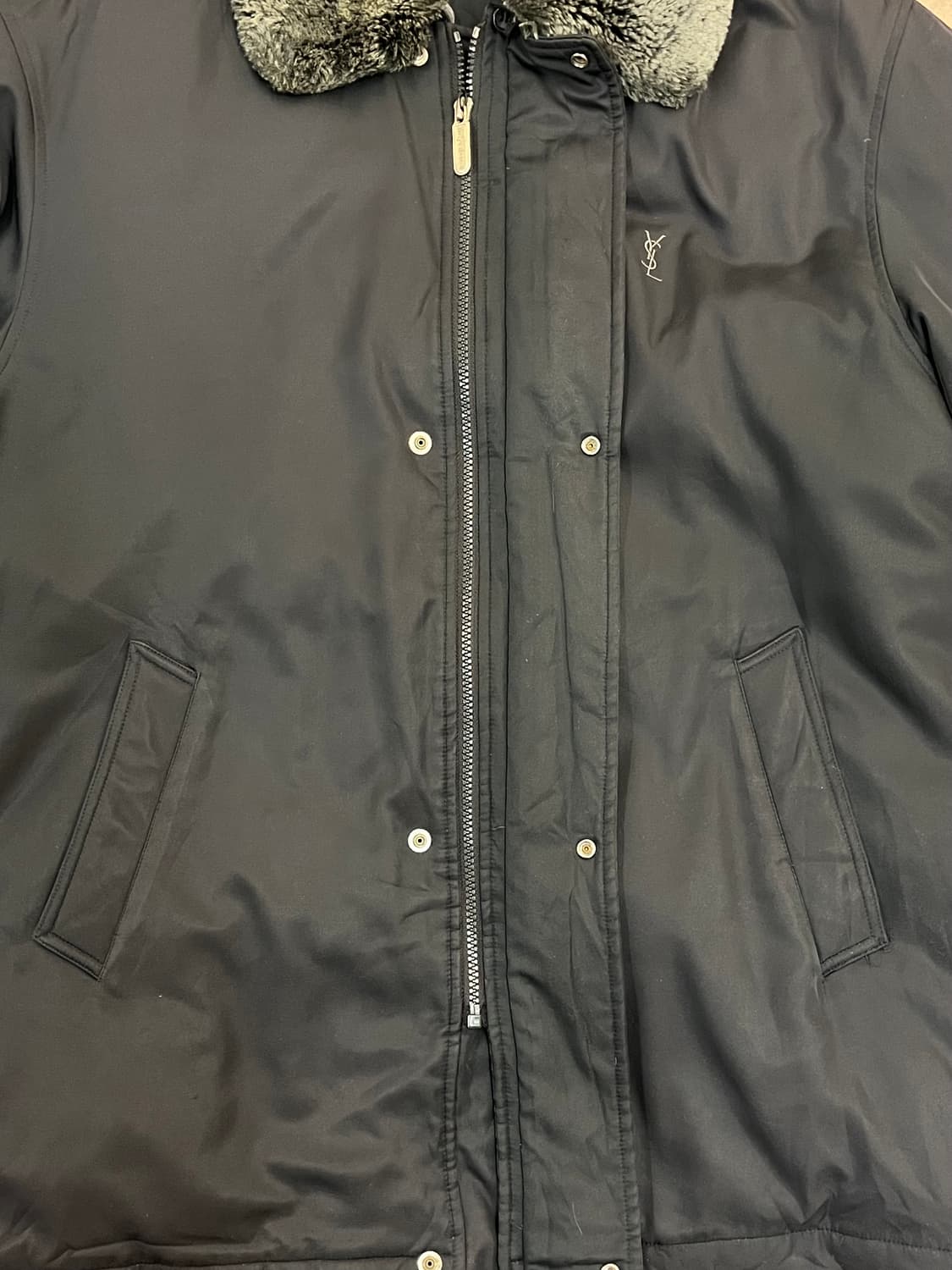 입생로랑 덕다운 퍼카라 패딩 자켓 100 #csz3004 상품이미지6