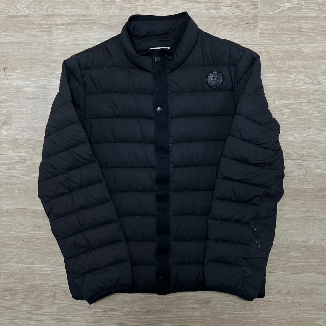 지프 JEEP 구스다운 와펜 경량패딩 점퍼 [블랙] XL/105 상품이미지1