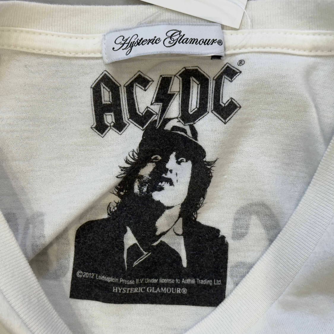 히스테릭 글래머 ACDC 반팔 티셔츠 상품이미지3