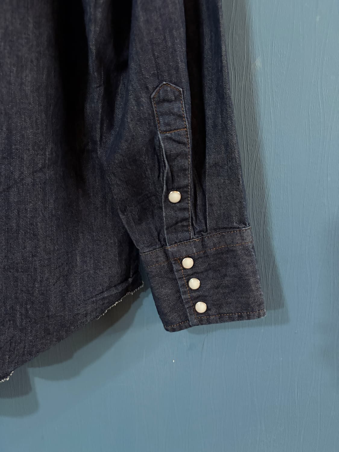 00‘s Wrangler Denim Western Shirt. 상품이미지7