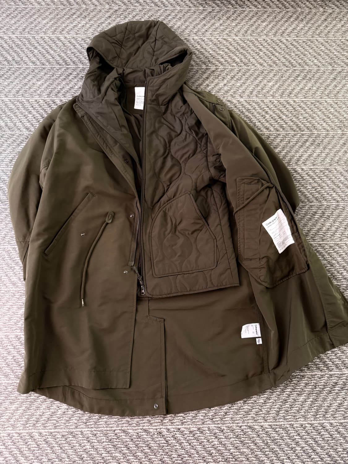 코드그라피 야상 자켓 (내피 포함) 상품이미지2