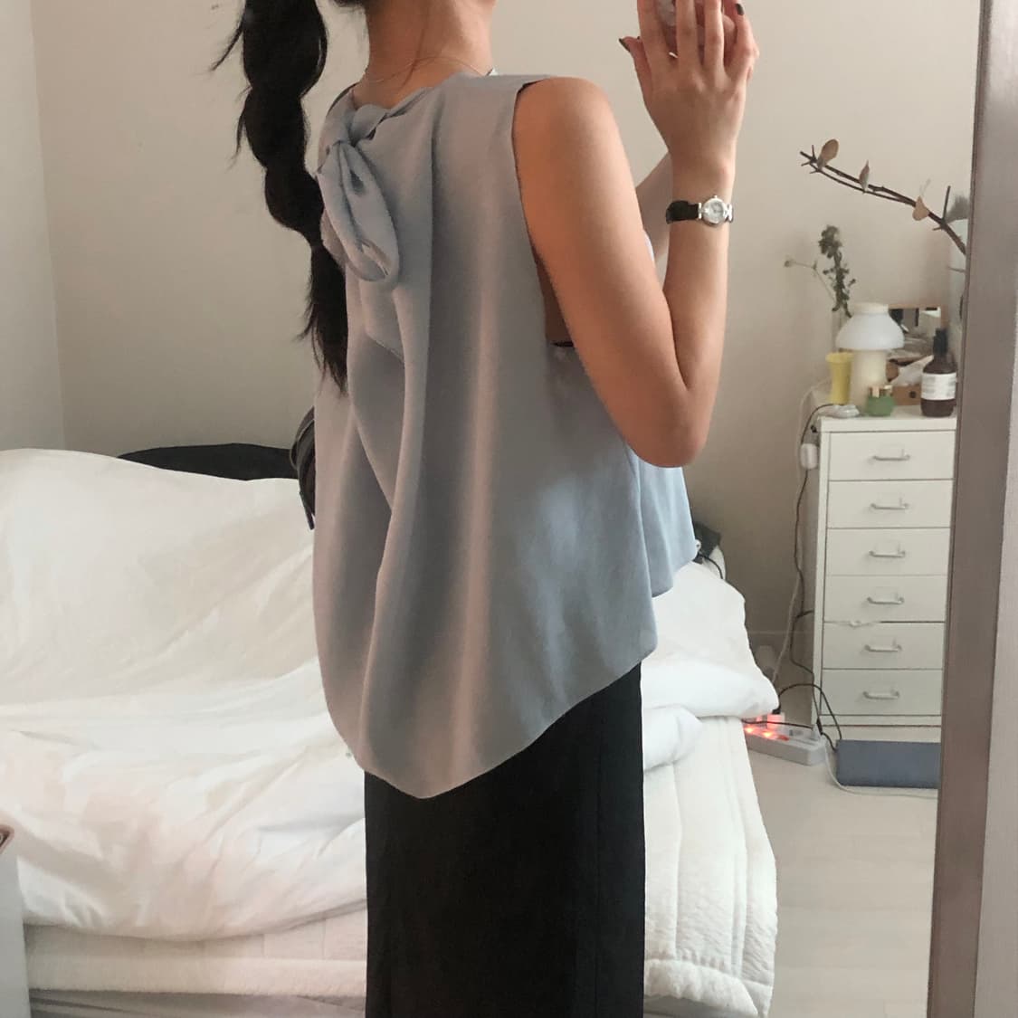 Le17septembre - one shawl sleeveless top 상품이미지3