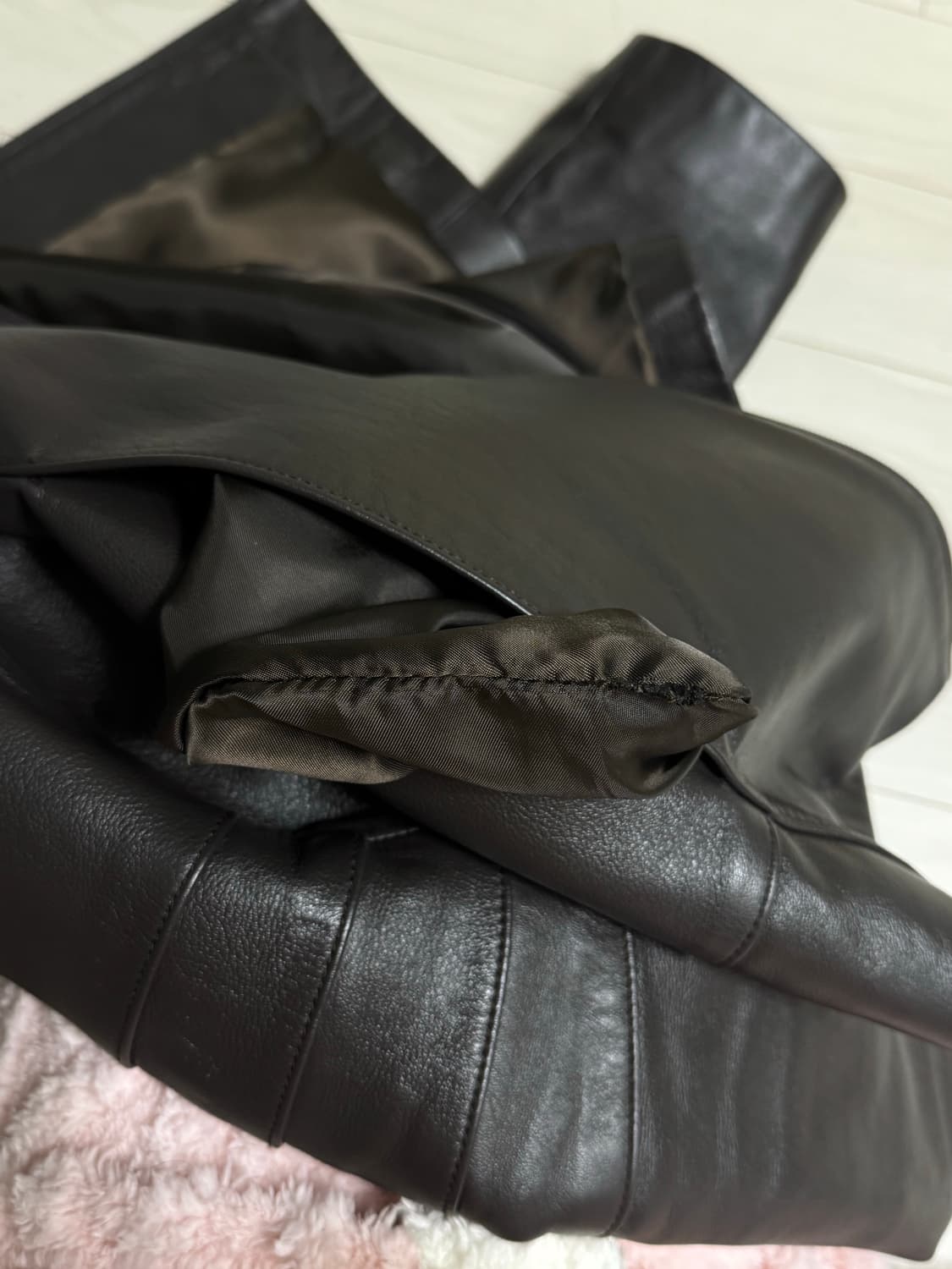 머듈 레더자켓 브라운 2사(appendix leather) 상품이미지2