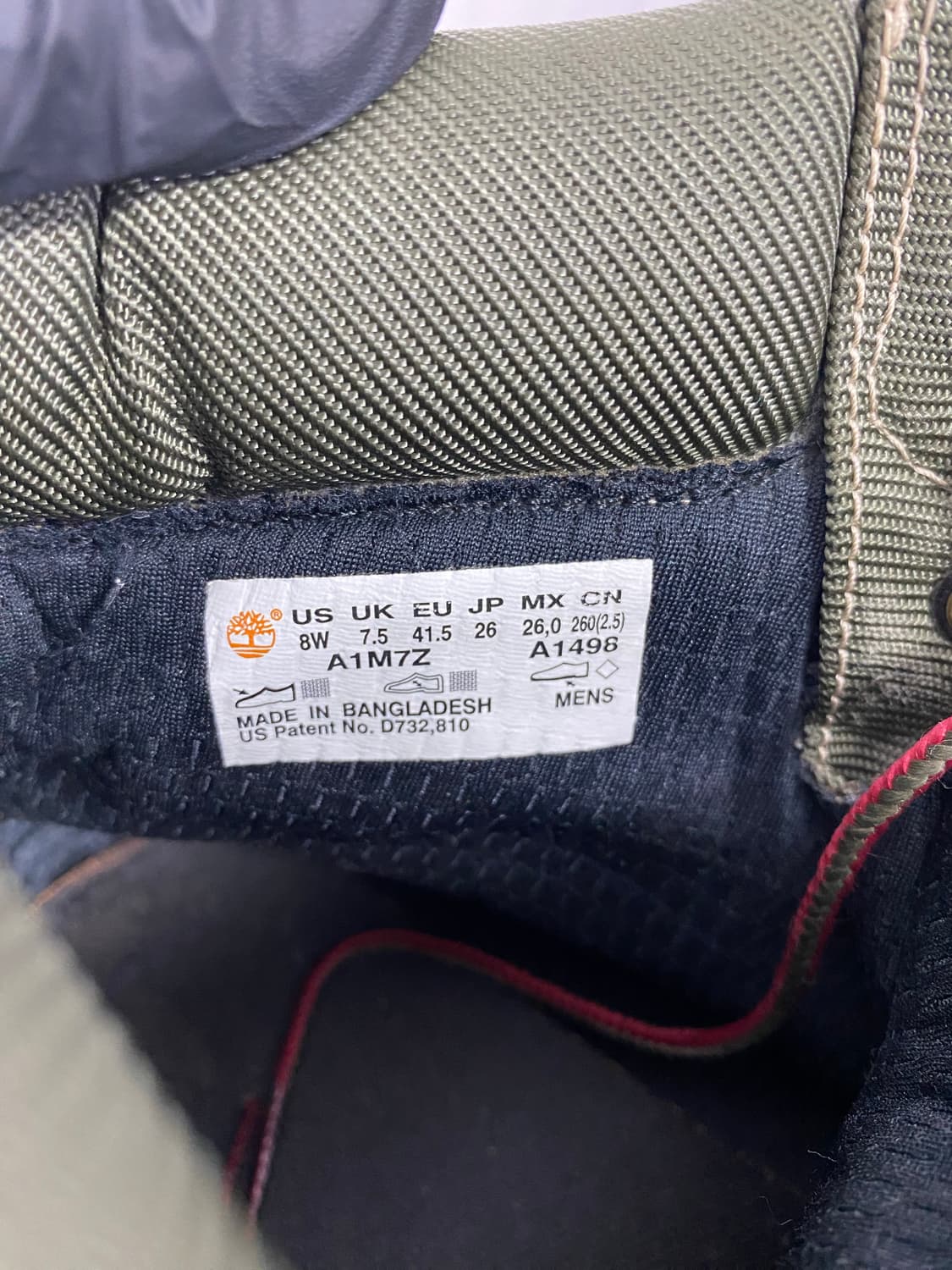 팀버랜드 래드포드 캔버스 부츠 260 상품이미지6