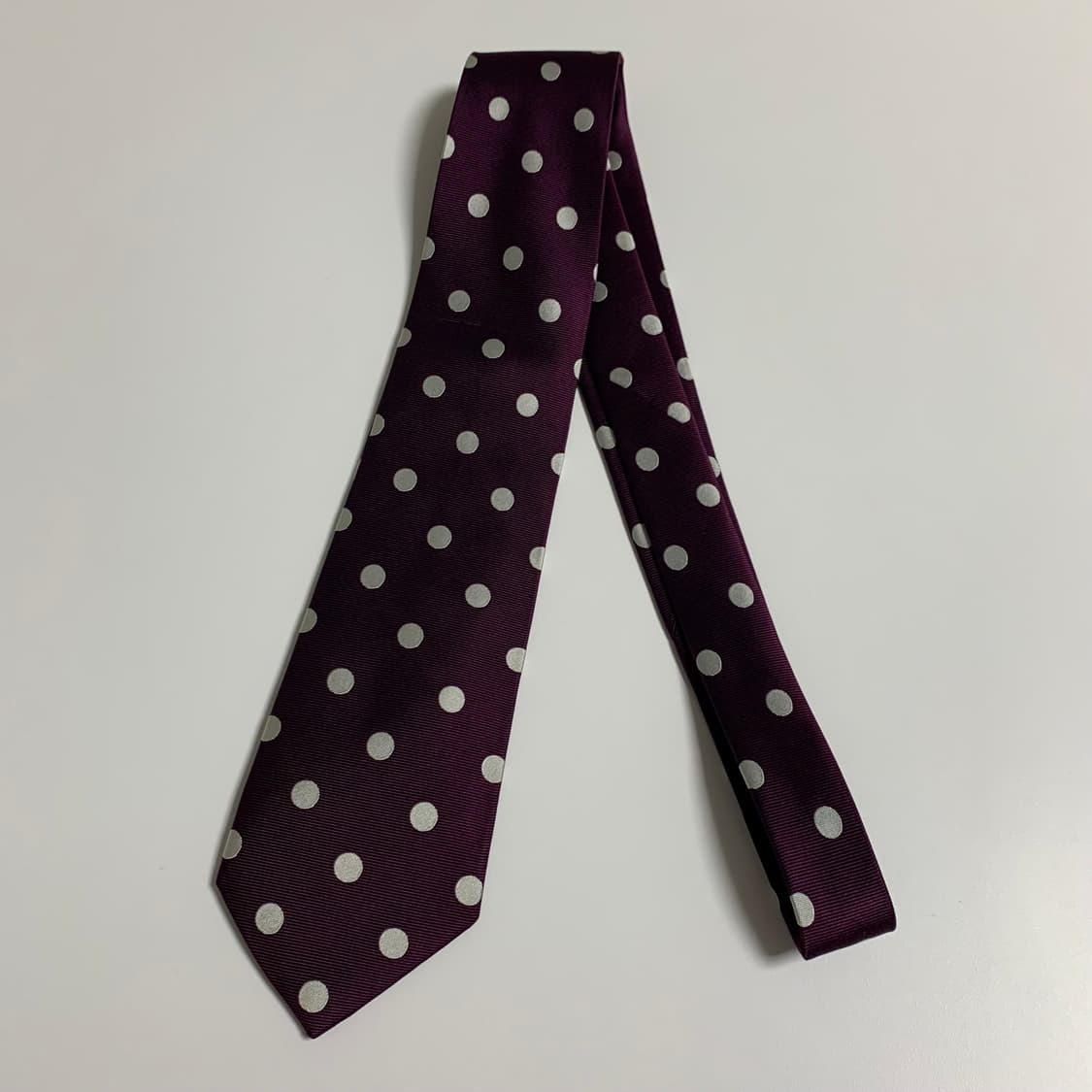 유나이티드 애로우즈 도트넥타이 100실크 최상급 A+등급 8.3cm 상품이미지8