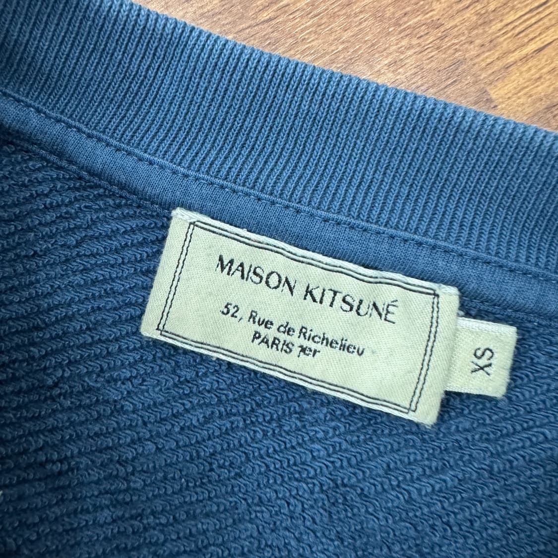 여성용 XS 메종키츠네 맨투맨 티셔츠  상품이미지5