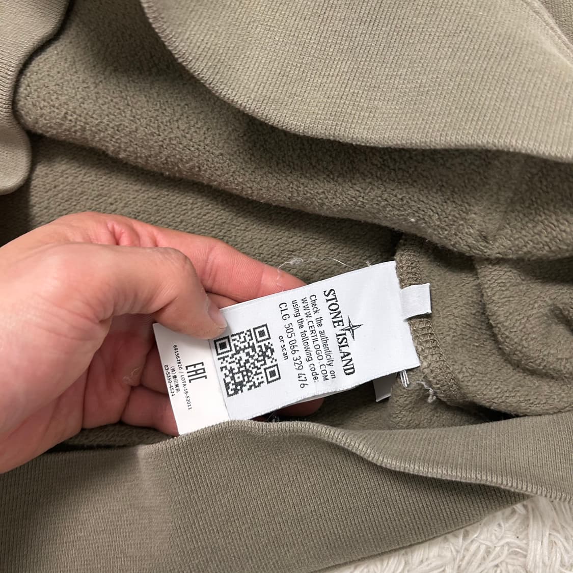 Stone Island khaki hoodie 상품이미지7