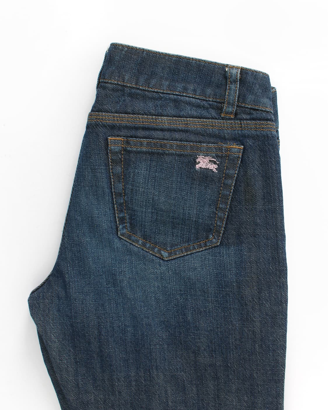 버버리 Burberry 빈티지 로고 자수 부츠컷 청바지 데님팬츠 상품이미지4