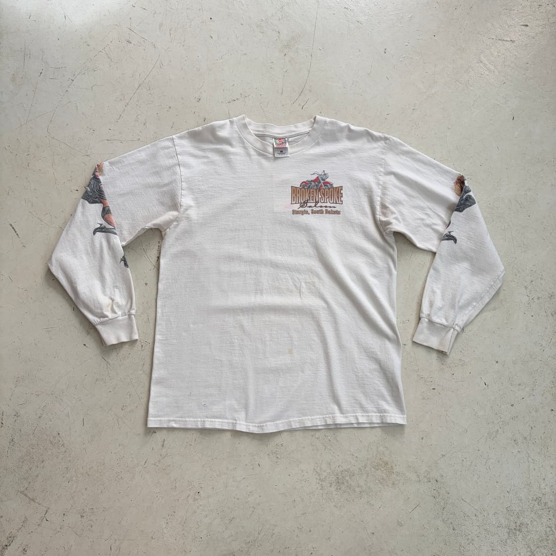 00s 브로큰 스포크 살롱 바이크 바 빈티지 롱슬리브 L 상품이미지2