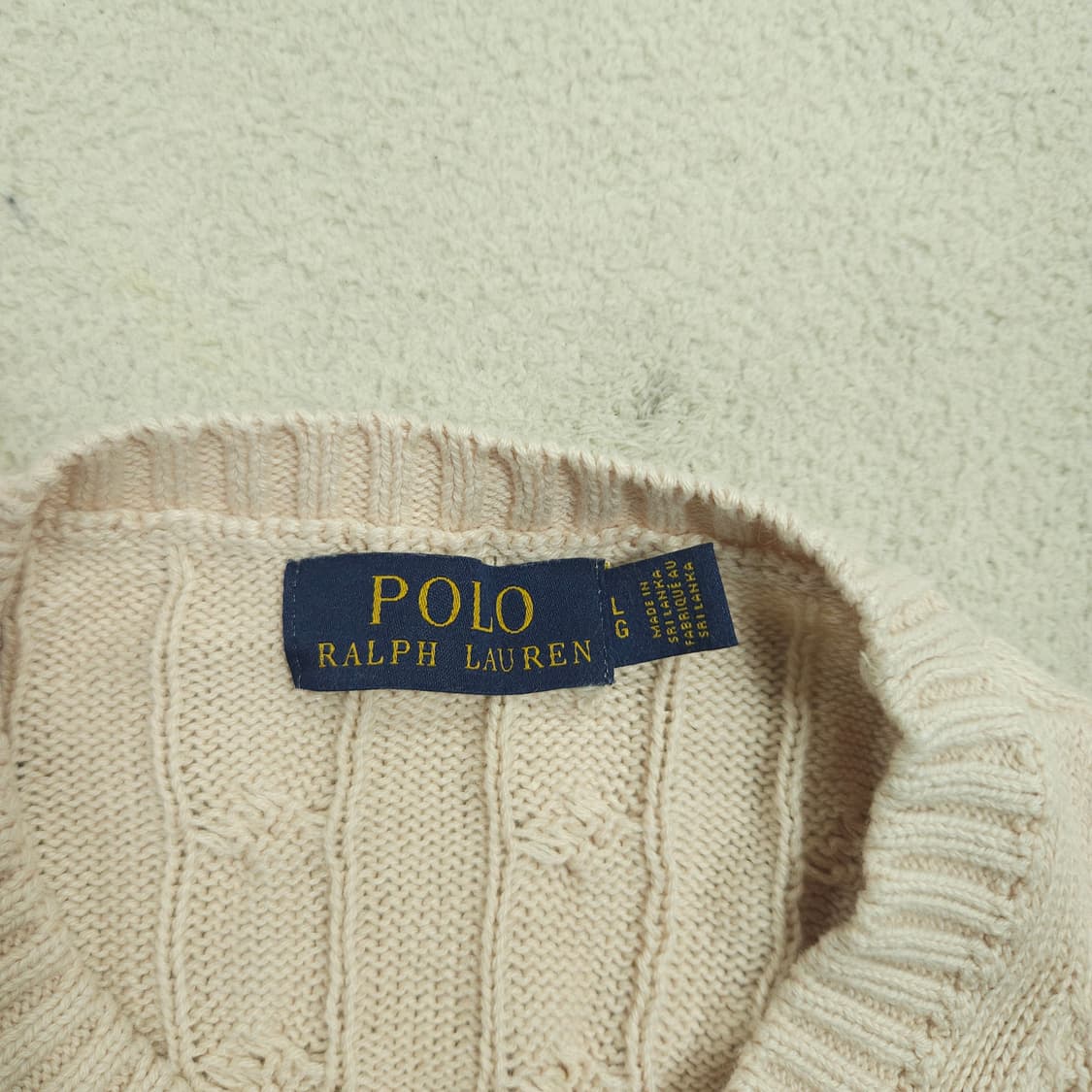 폴로 랄프 로렌 신형 케이블 니트L 상품이미지4