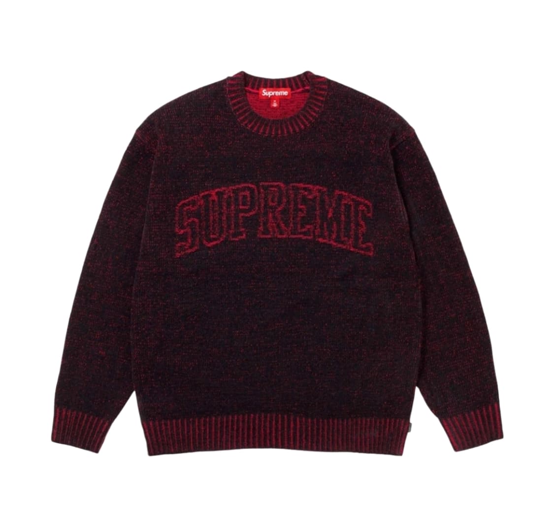 슈프림 콘트라스트 아크스웨터 블랙 상품이미지1