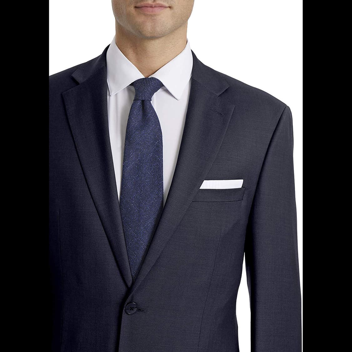 캘빈클라인 남성 슬림핏 고급 스트레치 수트 네이비 CK 양복 정장 경조사 상품이미지4