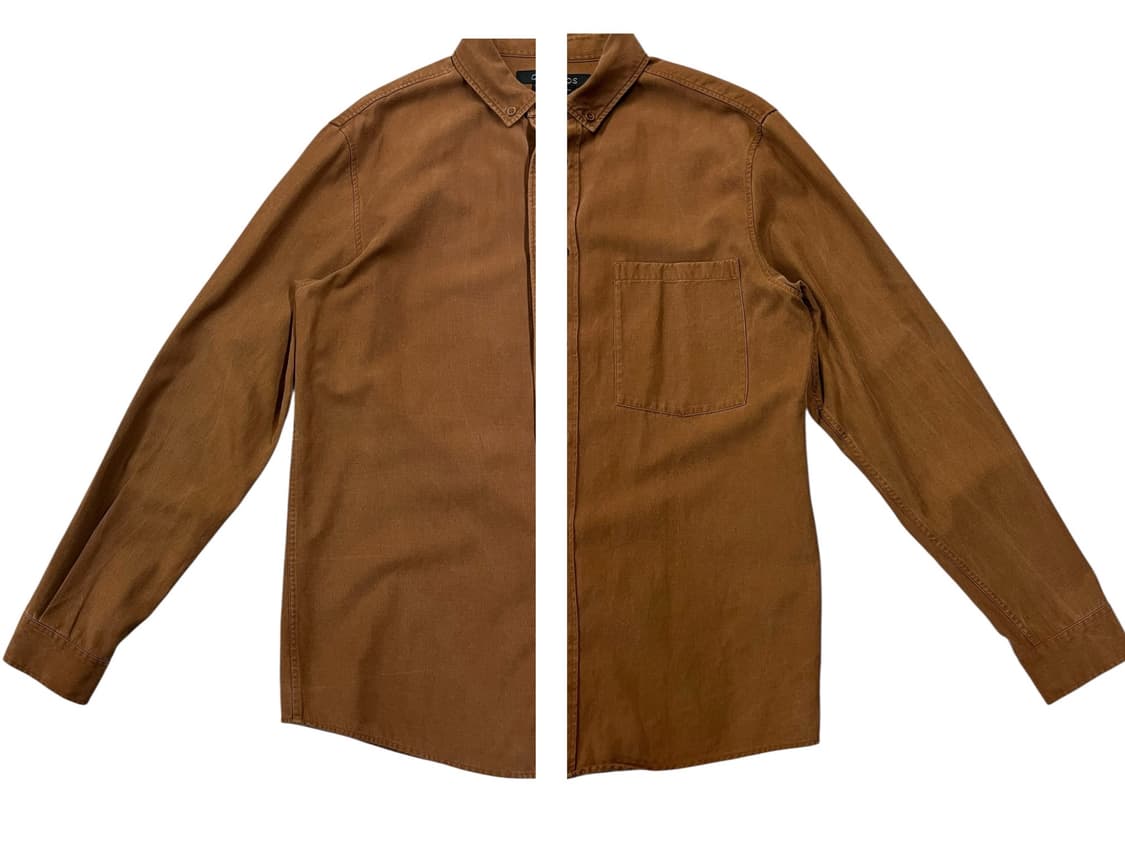 코스 셔츠 브라운 M #csz2026 상품이미지6