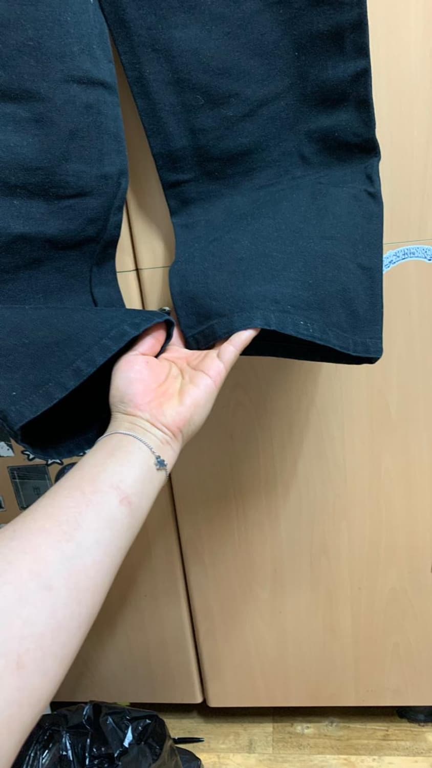 칼하트 블랙 더블니 팬츠 상품이미지4