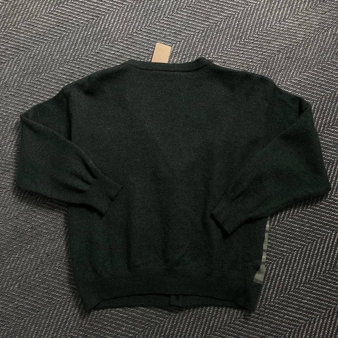 라코스테 아카이브 울 혼방 체크 가디건o 4619 상품이미지5