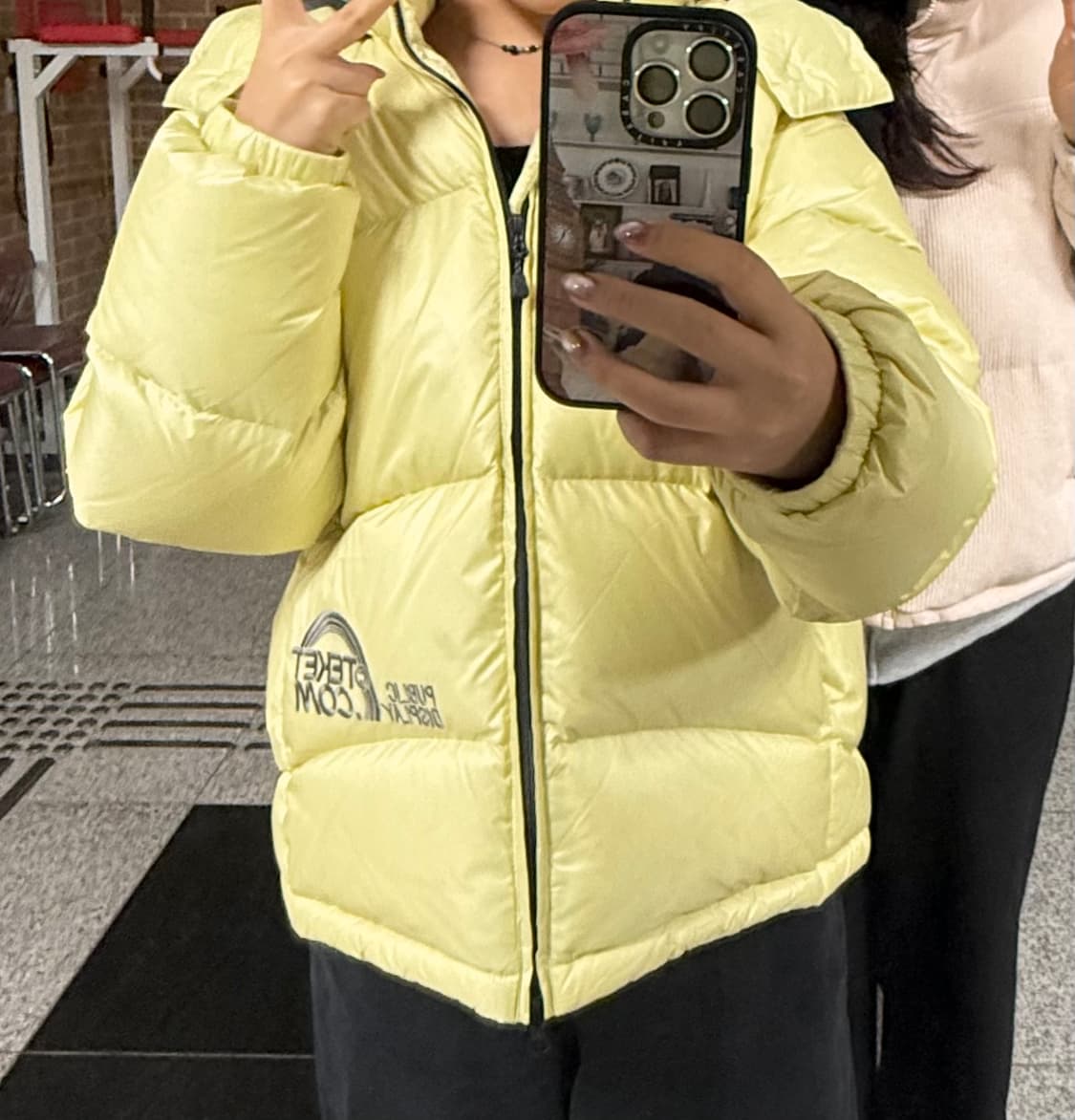 색감깡패) 테켓 옐로우 패딩 S +착샷추가 상품이미지8