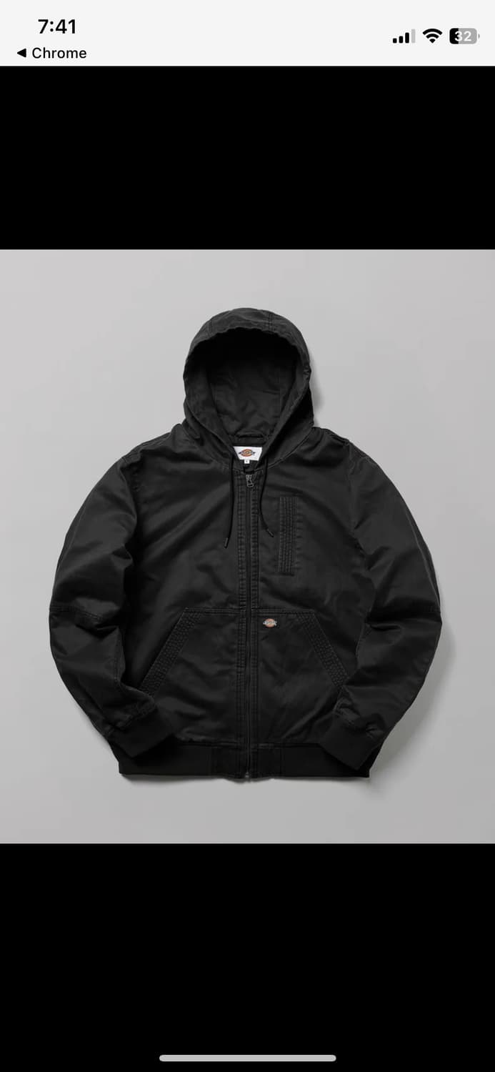 디키즈 캔버스 후드 봄버 사이즈 교환 상품이미지1