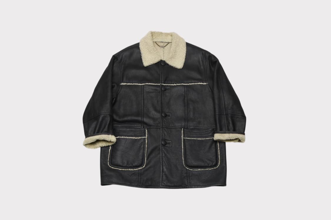 [XL] 빈티지 오스트레일리아 양가죽 시어링 무스탕 자켓 상품이미지1