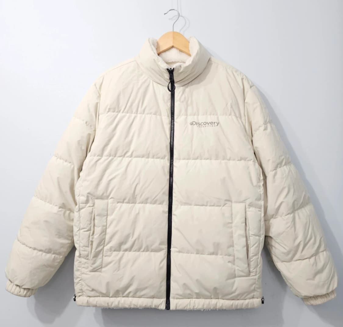 디스커버리 리버시블 플리스 구스다운 패딩 100 상품이미지3