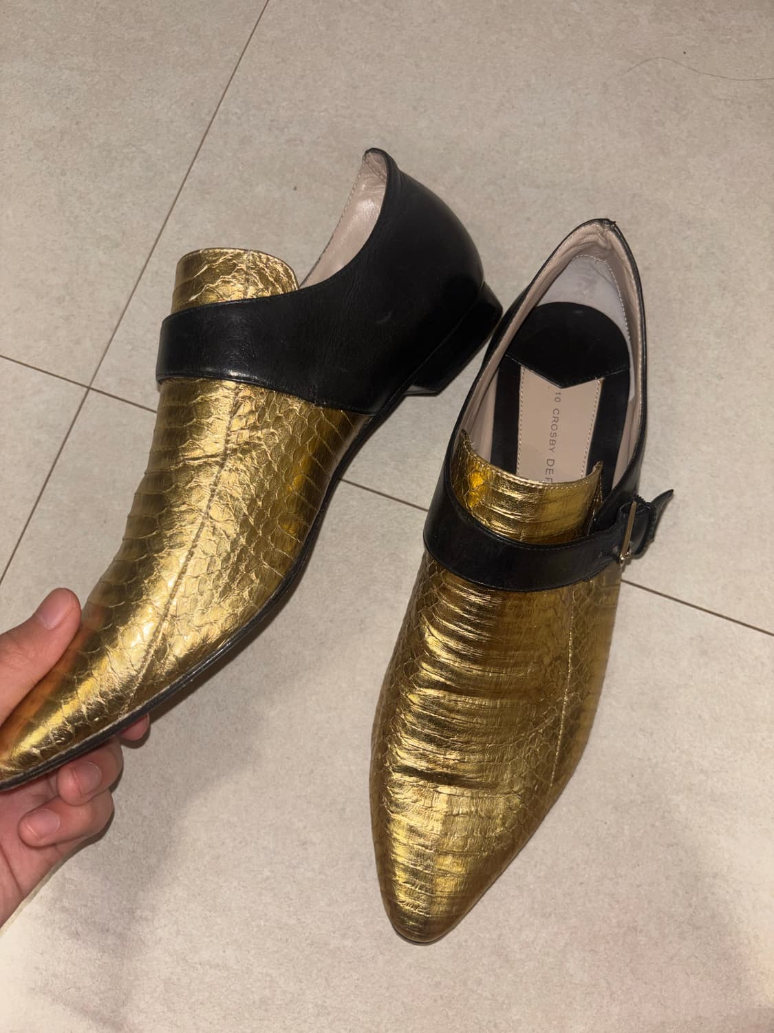 derek lam 금색구두 상품이미지2