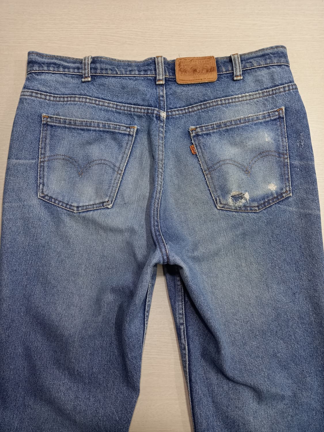 35-36 93's 리바이스619 오렌지탭 일자진 커스텀 36-437 상품이미지4