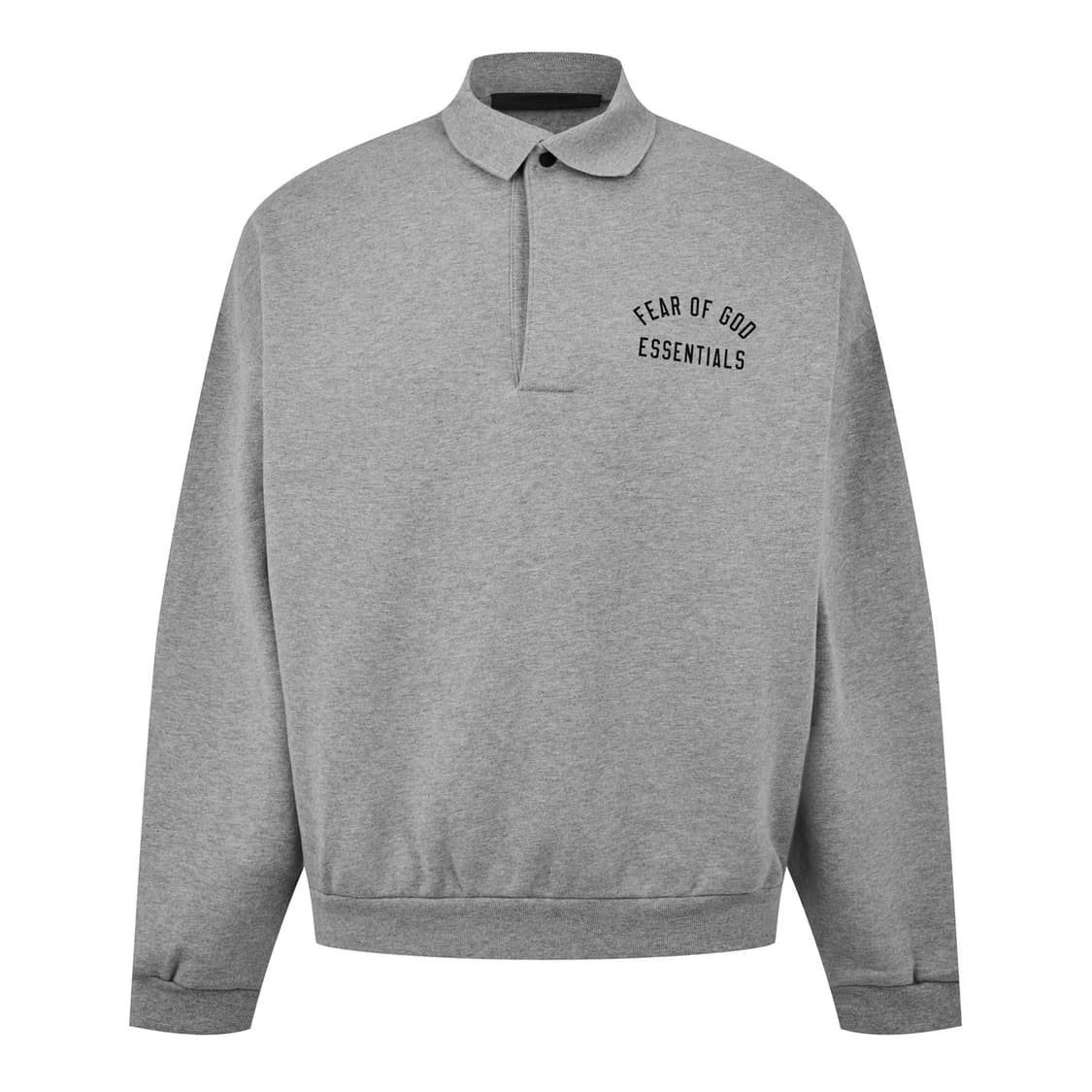 Essentials(에센셜) 카라 스웨트셔츠 회색 상품이미지1