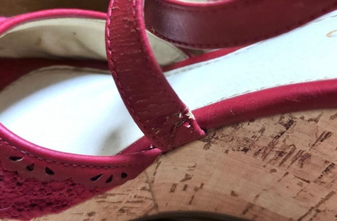 엑시즈팜 레드 샌들 구두 상품이미지2