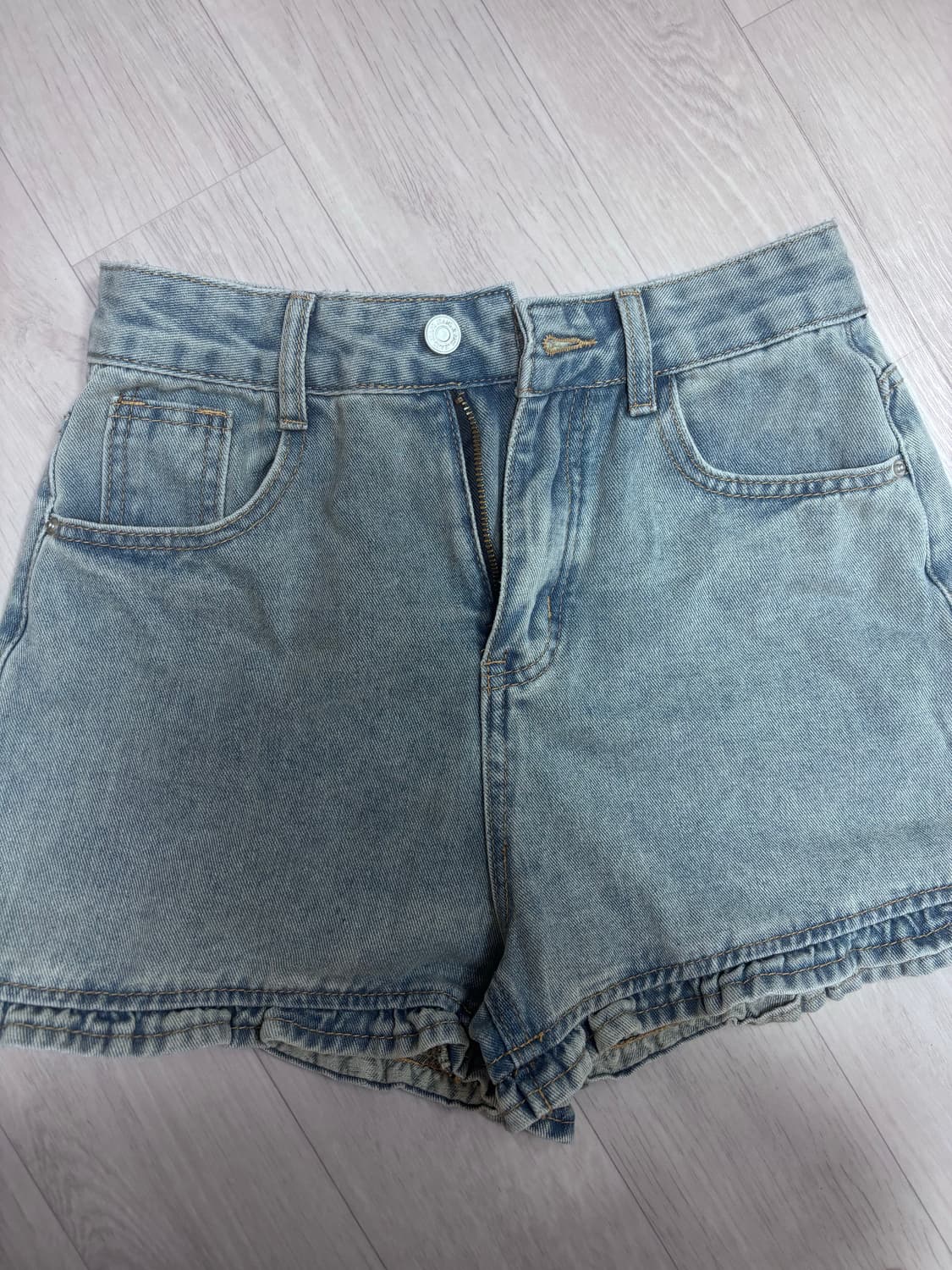연청 데님 반바지 상품이미지1