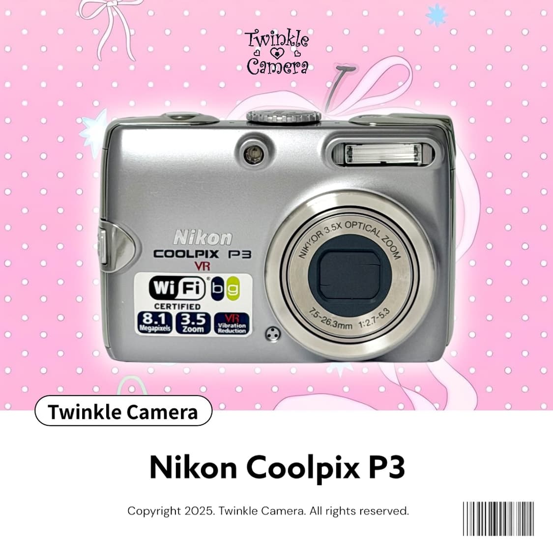 (희귀⚡️) Nikon 니콘 쿨픽스 P3 상품이미지1