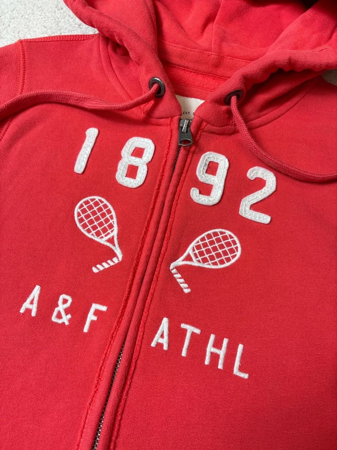 아베크롬비 00's Y2K 자수 로고 후드 집업 PN7927 상품이미지4