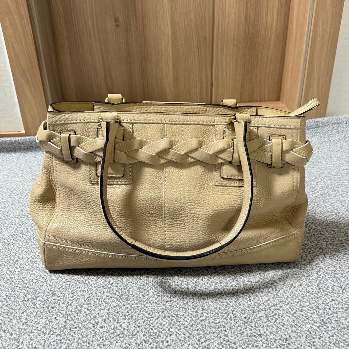 Coach 코치 레더 숄더백 상품이미지4