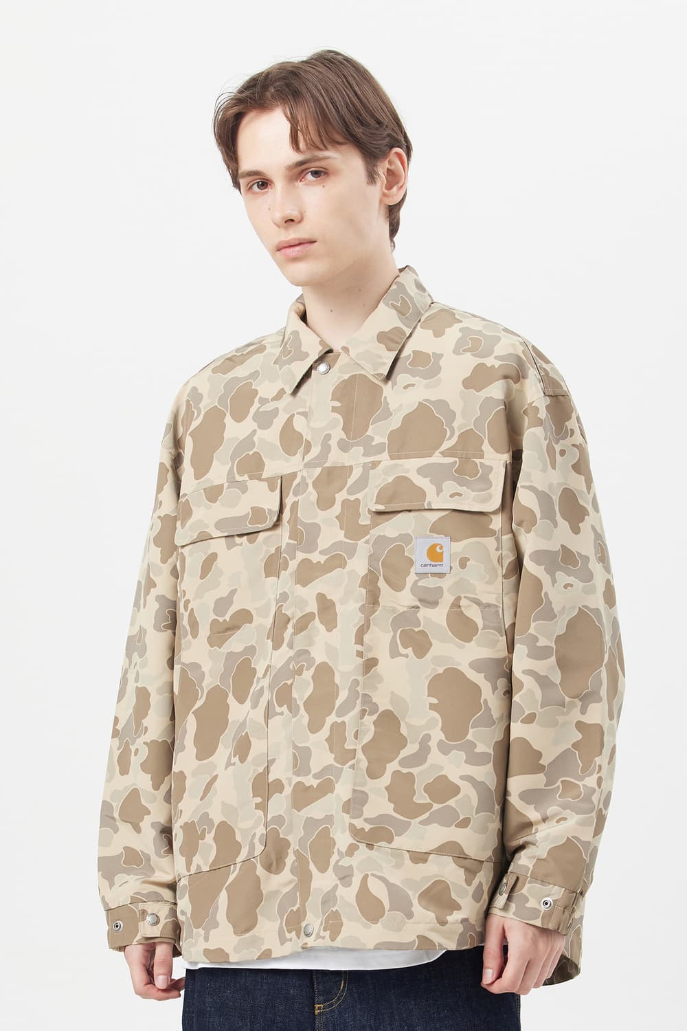 칼하트윕 LIAM JACKET CAMO DUCK, DESERT 상품이미지1