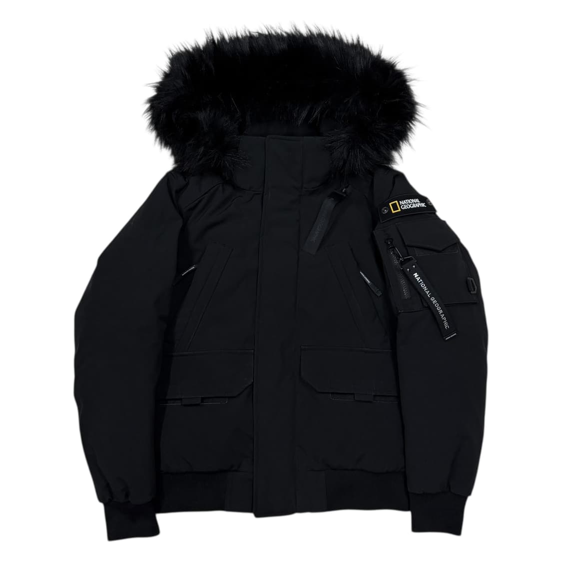 내셔널지오그래픽 타루가 숏패딩 점퍼 블랙 S 상품이미지1